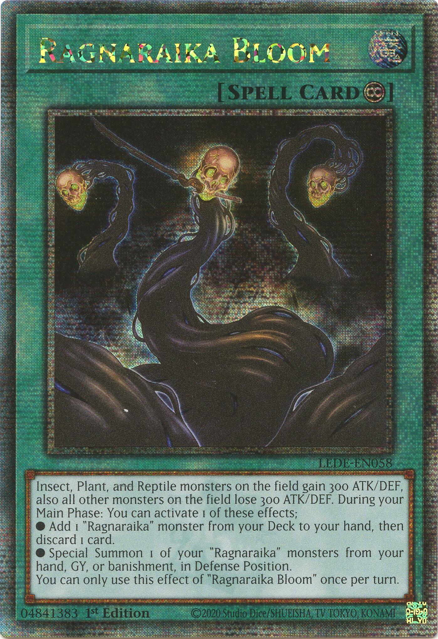 Ragnaraika Bloom (Quarter Century Secret Rare) - Legacy of Destruction -  YuGiOh