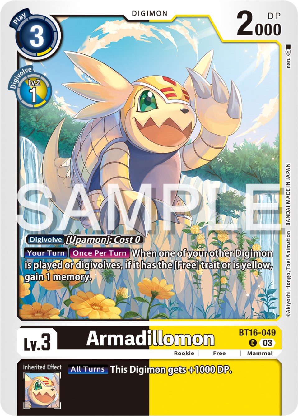 Armadillomon - Beginning Observer - Digimon Card Game