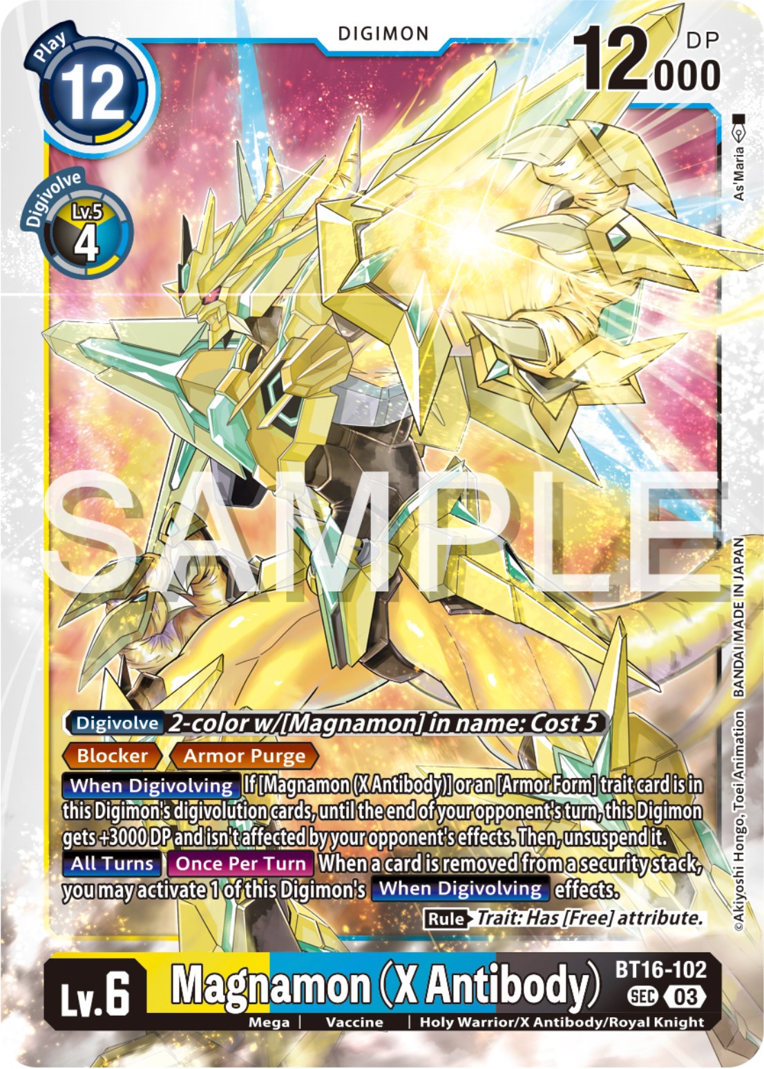 Magnamon (X Antibody) - Beginning Observer - Digimon Card Game