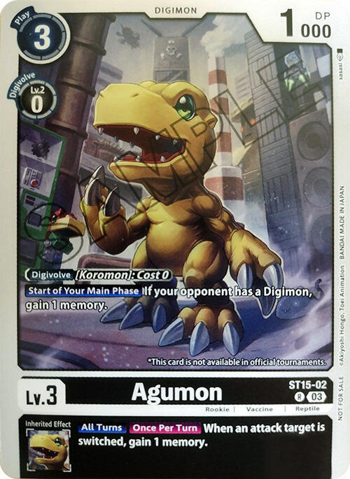 Agumon (Demo Deck Exclusive) - Starter Deck 15: Dragon of Courage ...