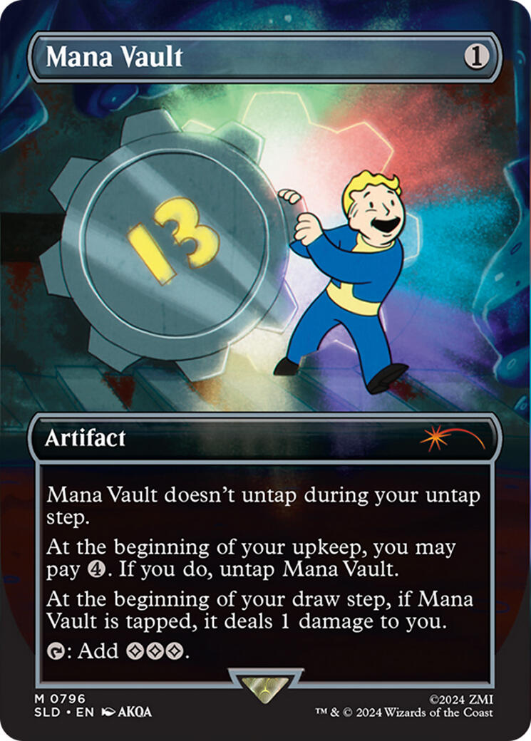 Mana Vault (Rainbow Foil) - Secret Lair Drop Series - Magic: The Gathering