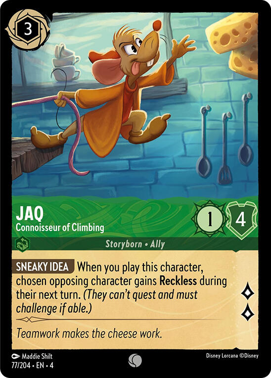 Jaq - Connoisseur of Climbing - Ursula's Return - Disney Lorcana