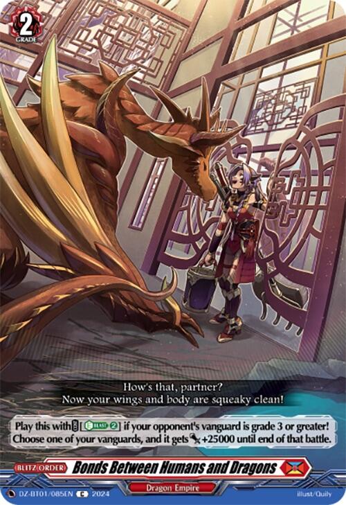Bonds Between Humans and Dragons - Fated Clash - Cardfight Vanguard