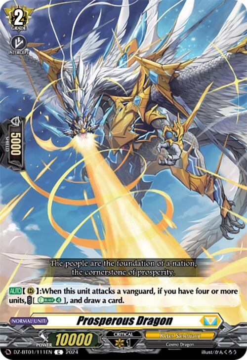 Prosperous Dragon Fated Clash Cardfight Vanguard