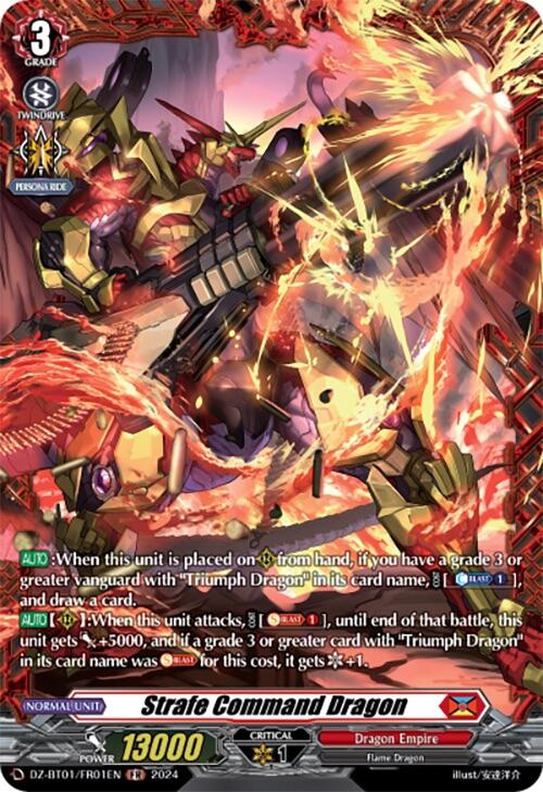 Strafe Command Dragon (FR) - Fated Clash - Cardfight Vanguard
