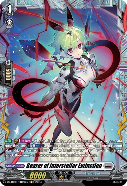 Bearer of Interstellar Extinction (FR) - Fated Clash - Cardfight Vanguard