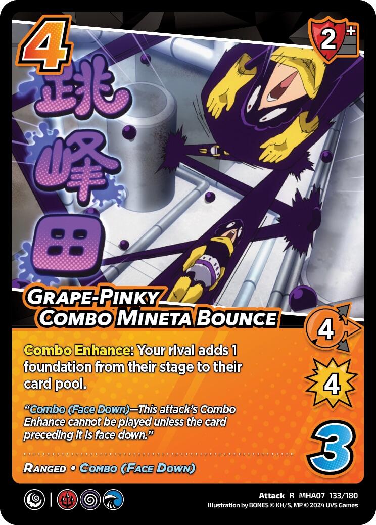 Grape-Pinky Combo Mineta Bounce - UniVersus: My Hero Academia: Girl ...