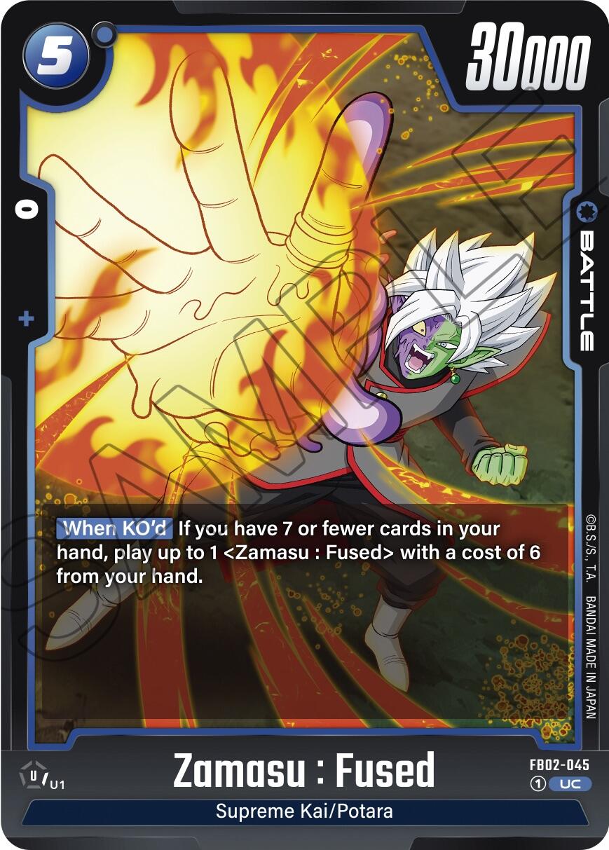 Zamasu : Fused - FB02-045 - Blazing Aura - Dragon Ball Super: Fusion World