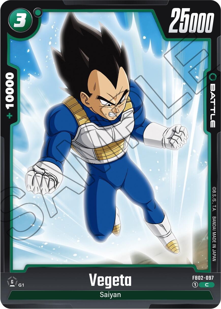 Vegeta - FB02-097 - Blazing Aura - Dragon Ball Super: Fusion World