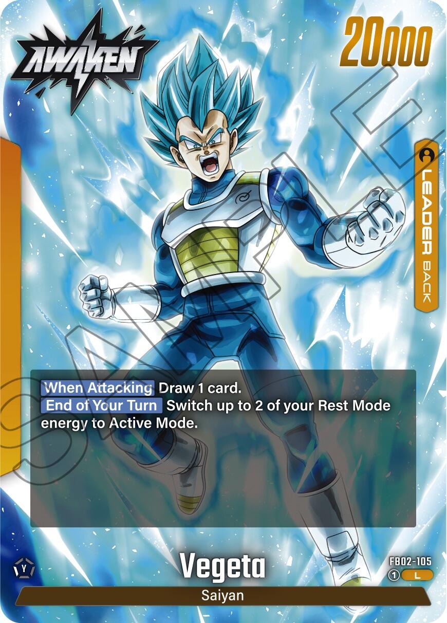 Vegeta - FB02-105 - Blazing Aura - Dragon Ball Super: Fusion World