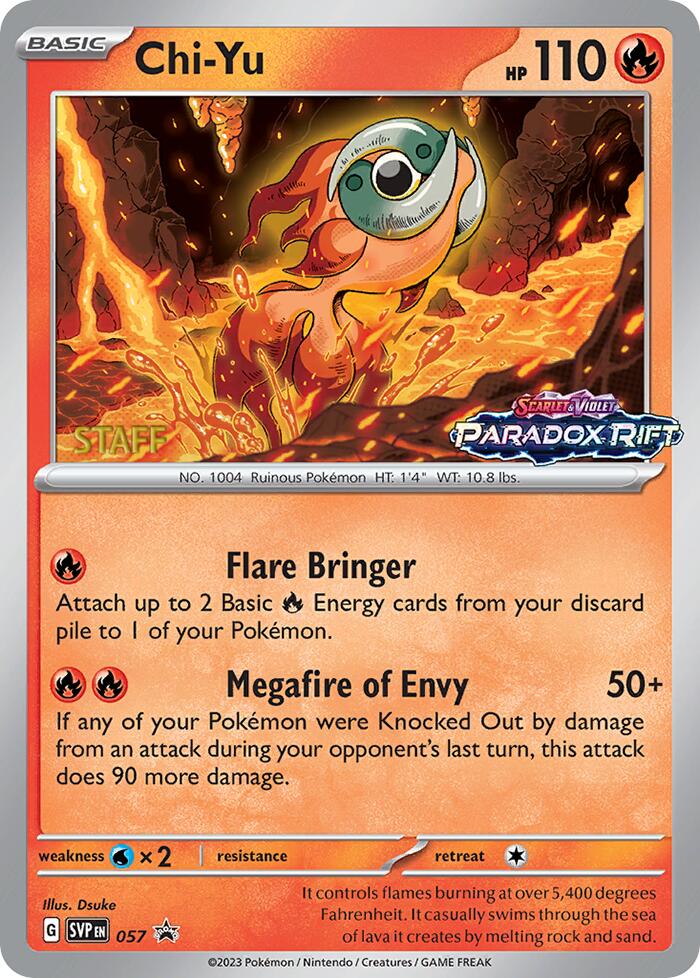 Chi-Yu - 057 (Prerelease) [Staff] card artwork