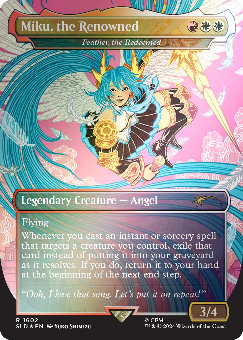 Miku, the Renowned - Feather, the Redeemed (Rainbow Foil)