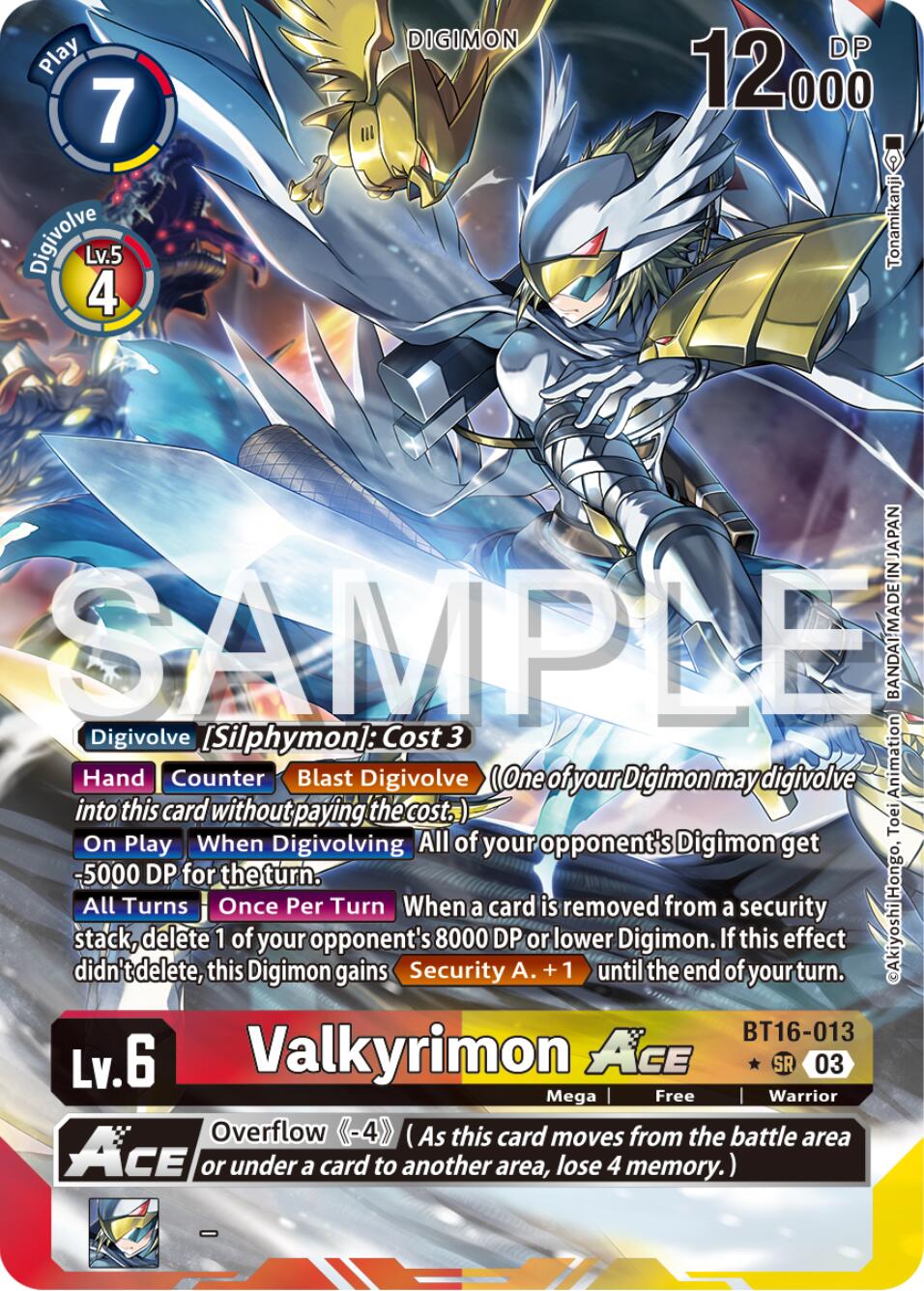 Valkyrimon ACE (Alternate Art) - Beginning Observer - Digimon Card Game