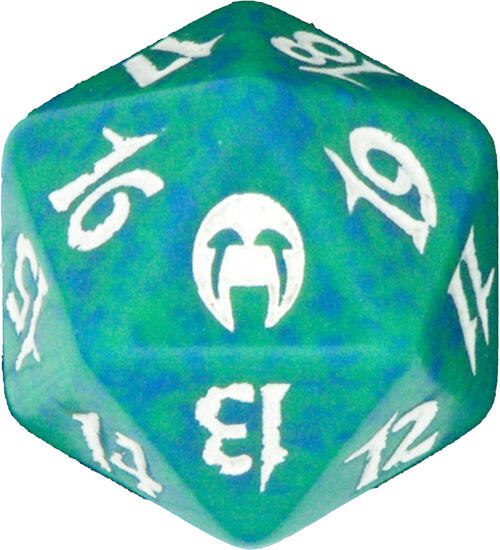 Apocolypse Spindown Die - Green - Wizards of the Coast Dice - Life Counters