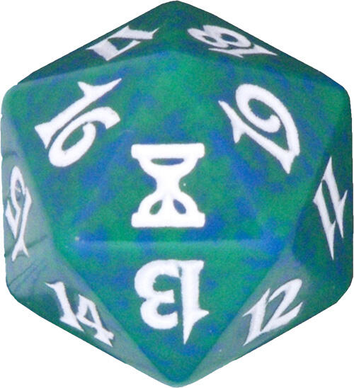 Time Spiral Spindown Die - Green - Wizards of the Coast Dice - Life ...