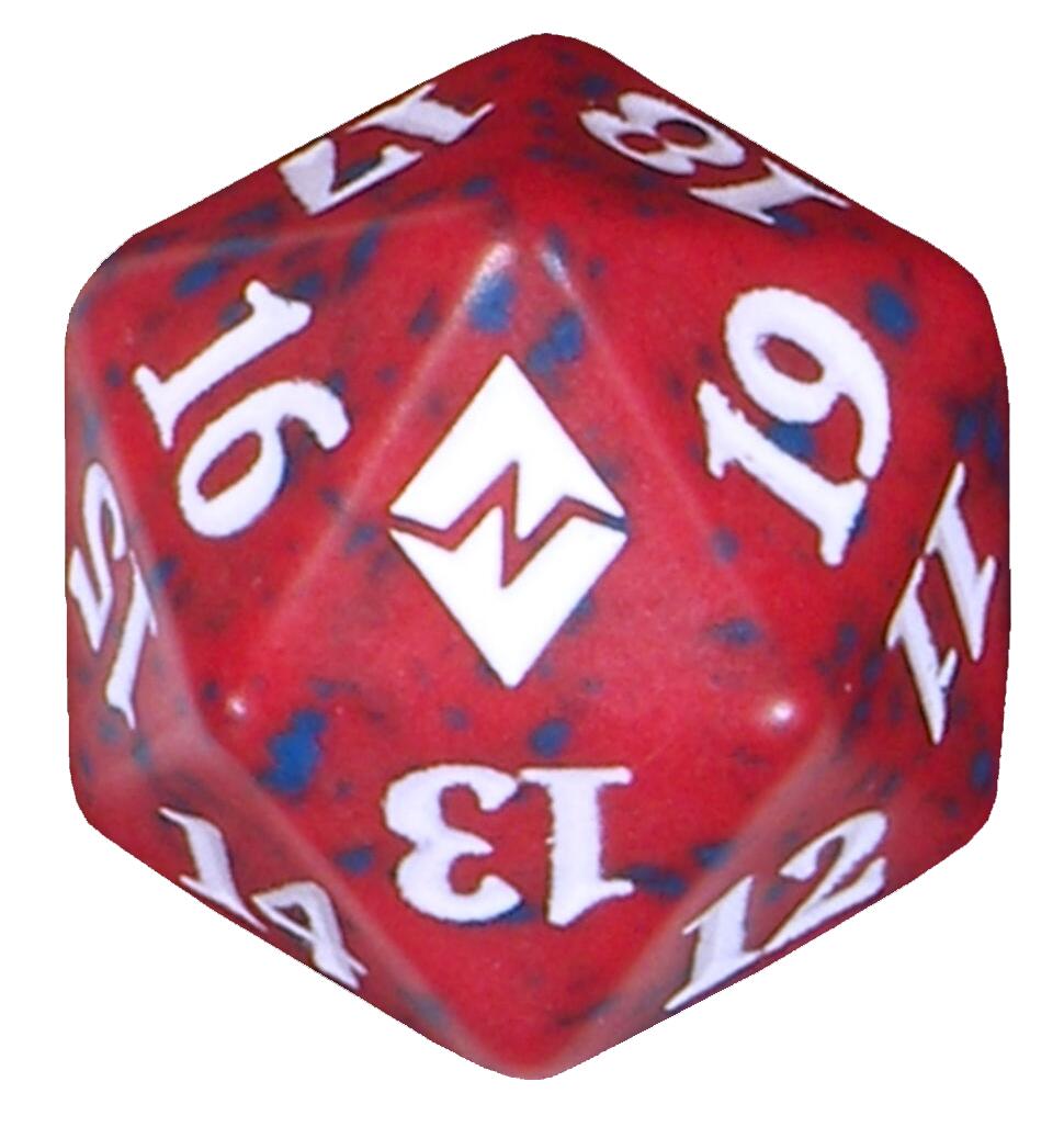 Battle for Zendikar Spindown Die - Red - Wizards of the Coast Dice ...