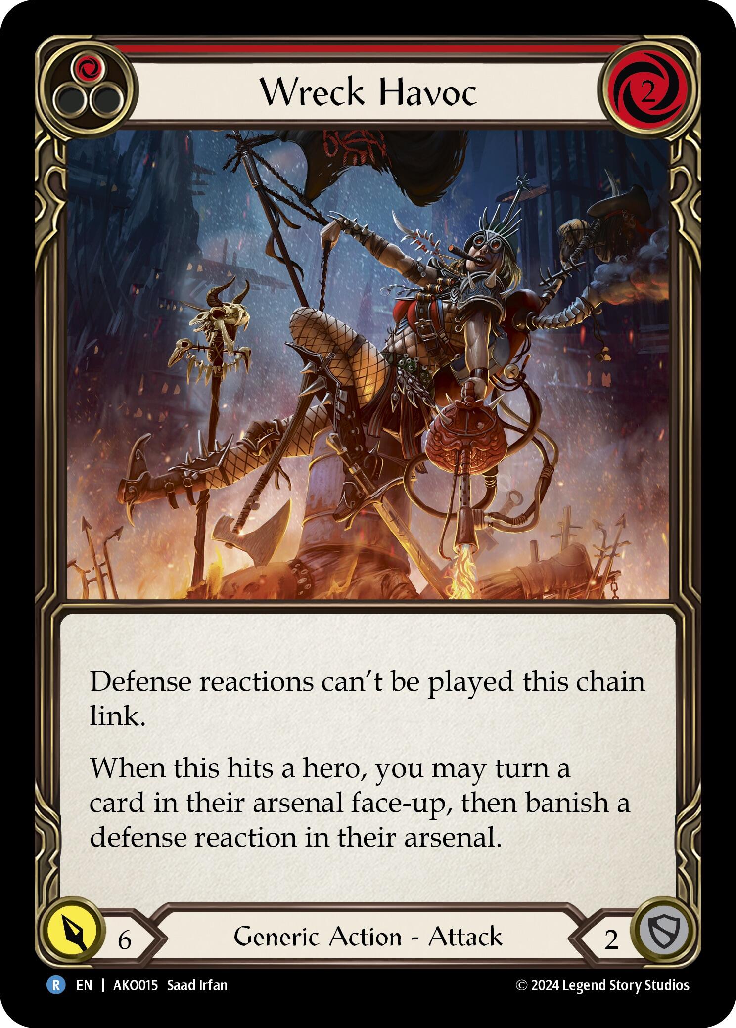 Wreck Havoc (Red) - Armory Deck: Kayo - Flesh and Blood TCG