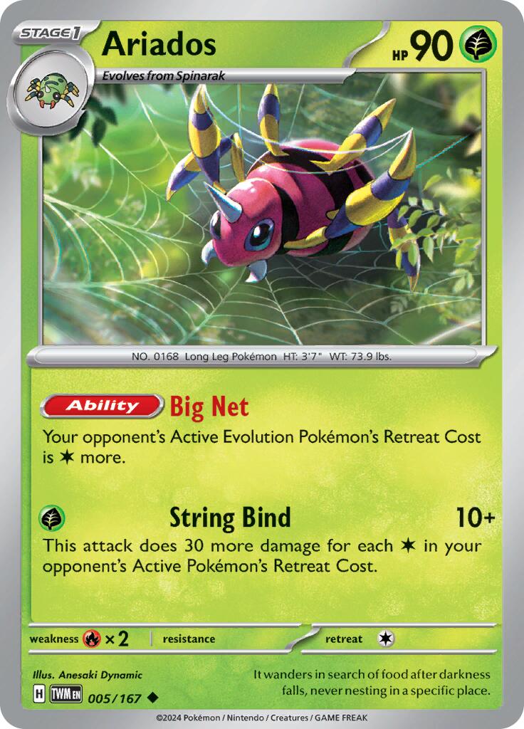 Ariados card artwork