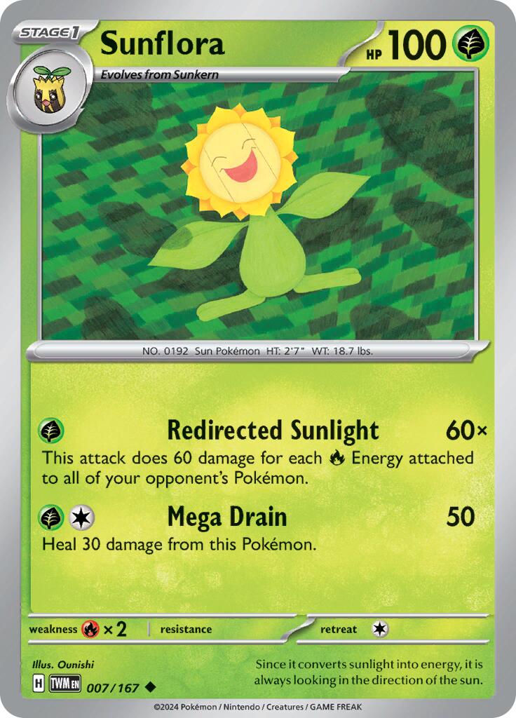 Sunflora card artwork