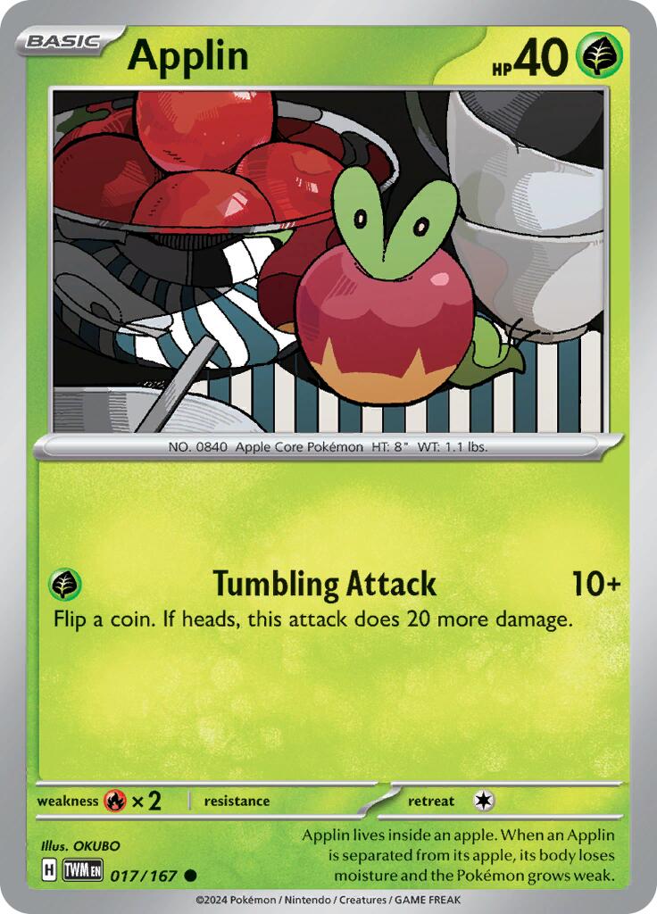 Applin card artwork