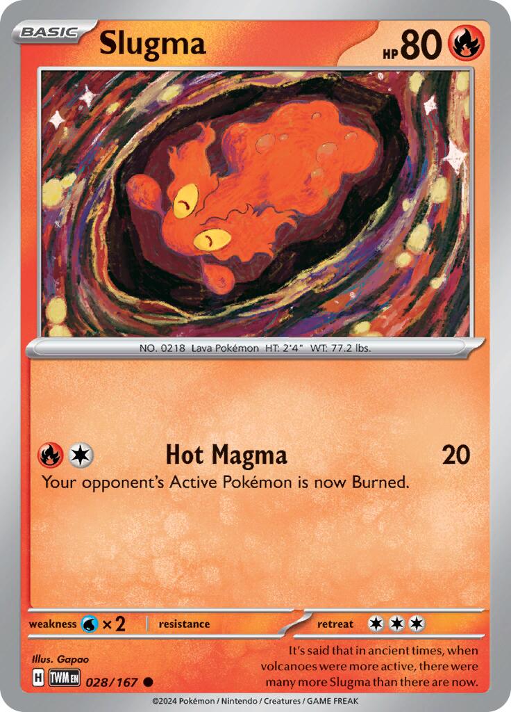 Slugma card artwork