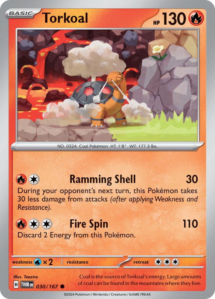 Torkoal card artwork