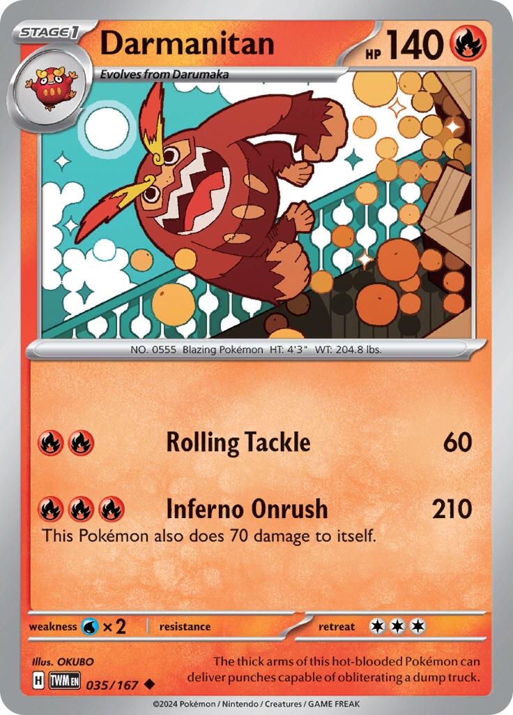 Darmanitan card artwork