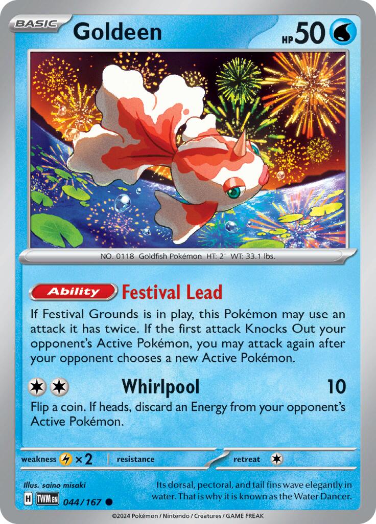 Goldeen card artwork