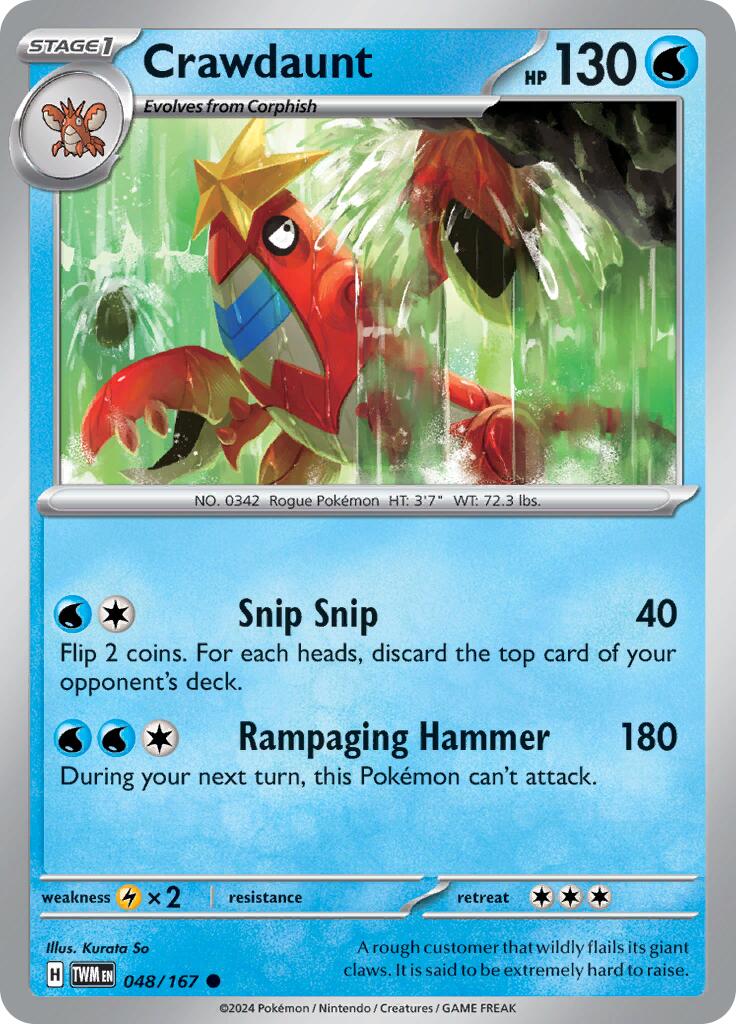 Crawdaunt card artwork