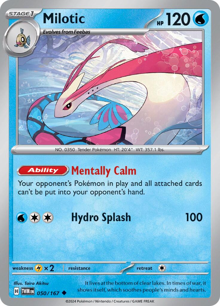 Milotic card artwork