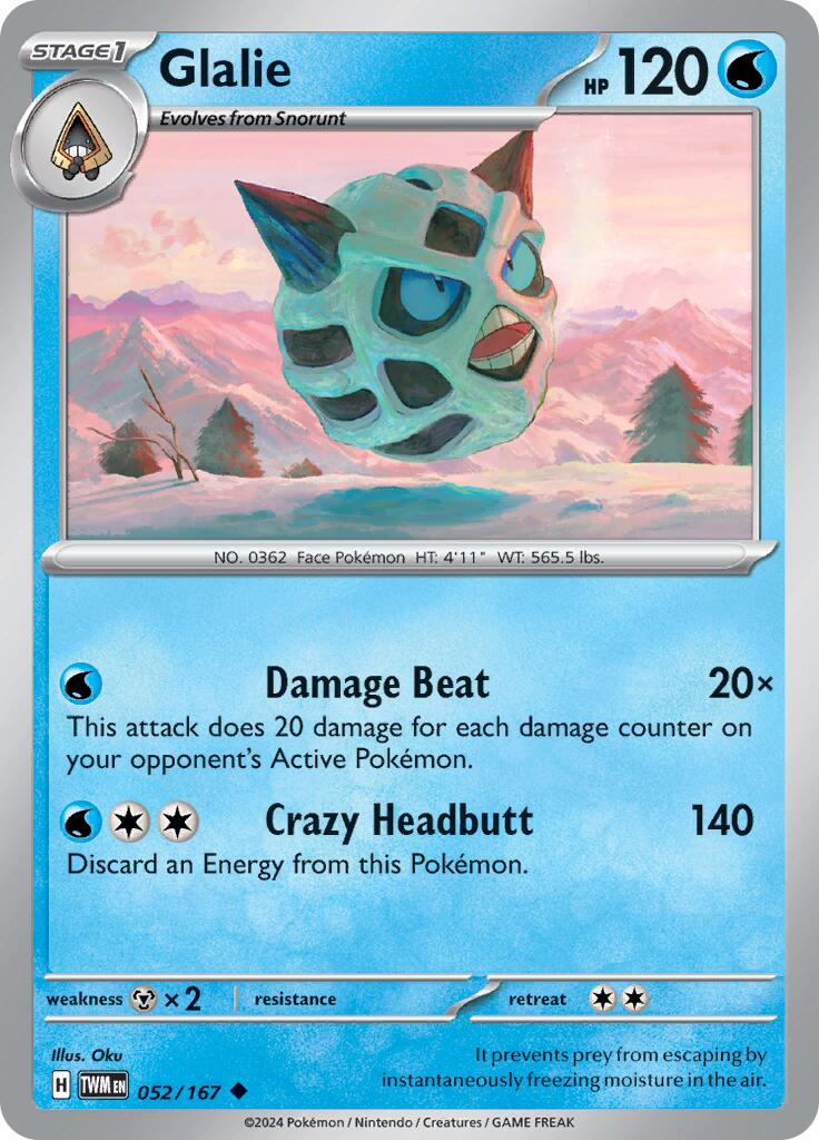 Glalie card artwork