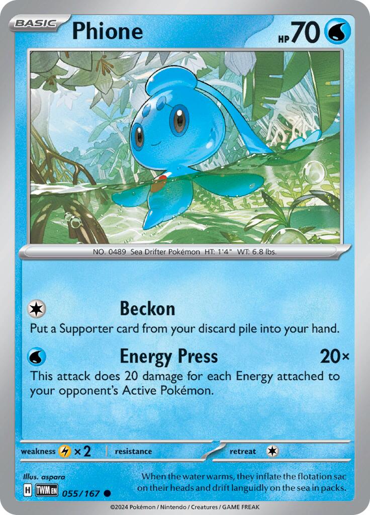 Phione card artwork