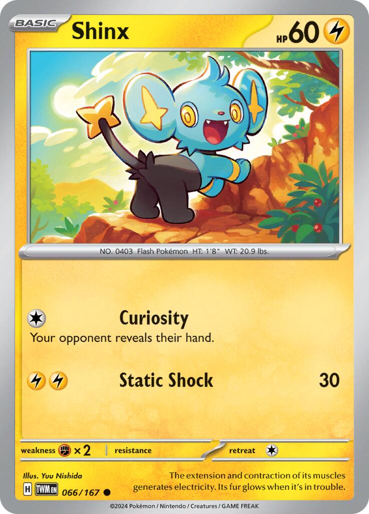 Shinx card artwork