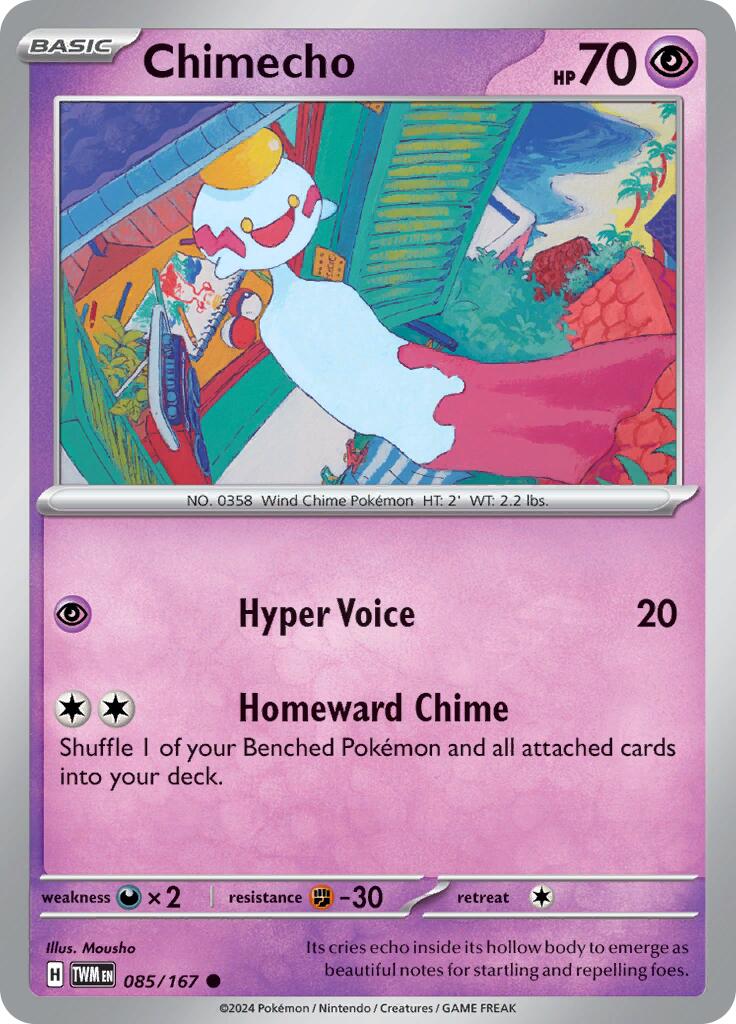 Chimecho card artwork