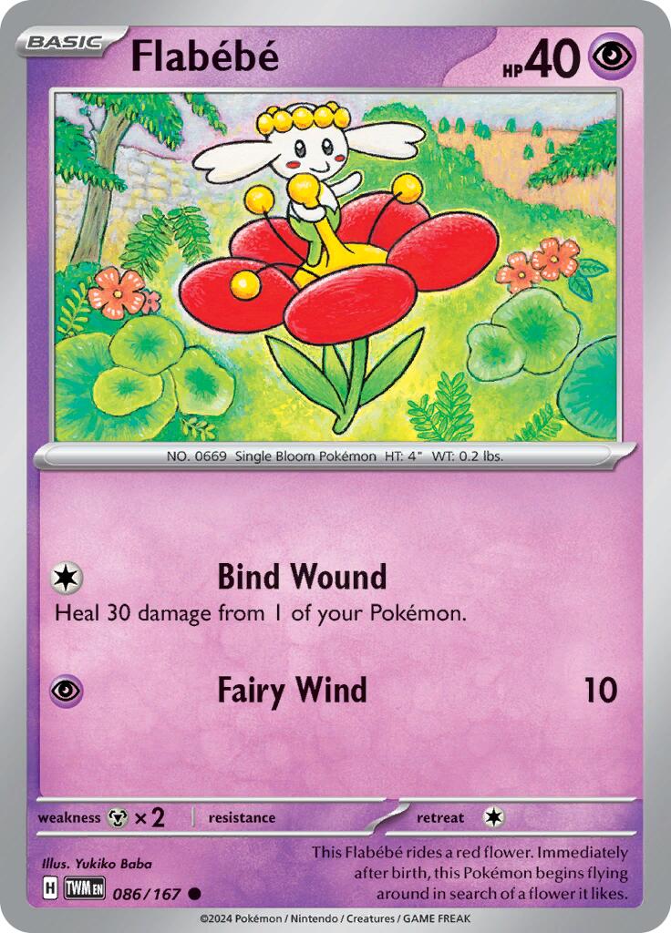 Flabébé card artwork