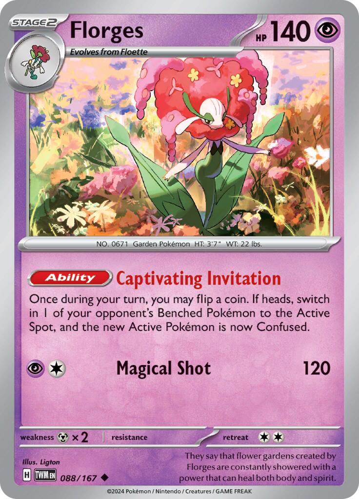 Florges card artwork