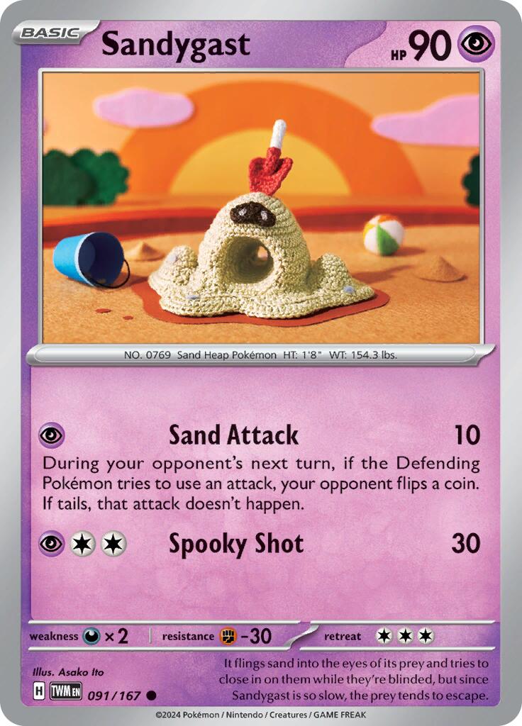 Sandygast card artwork