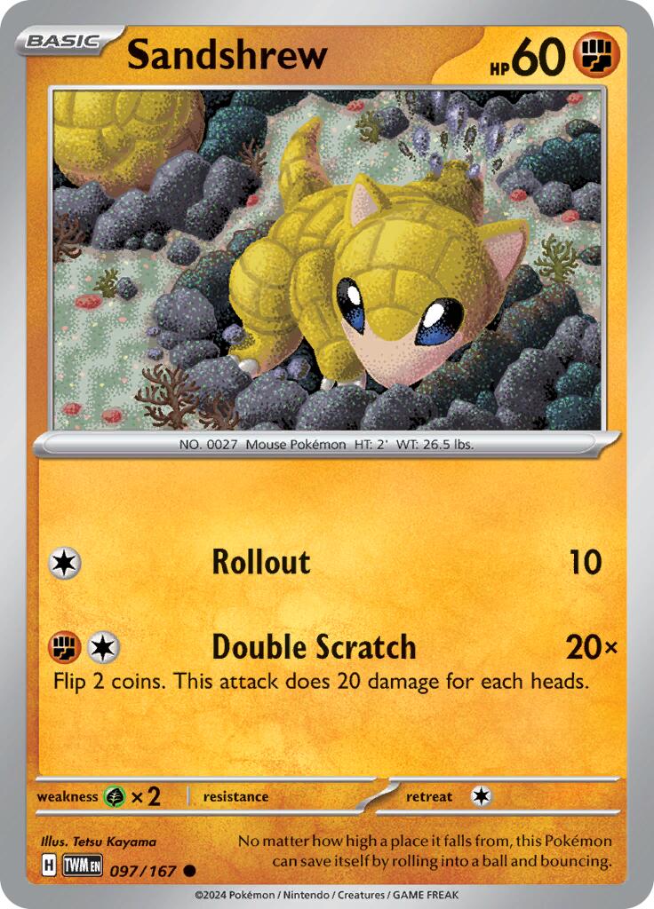 Sandshrew card artwork