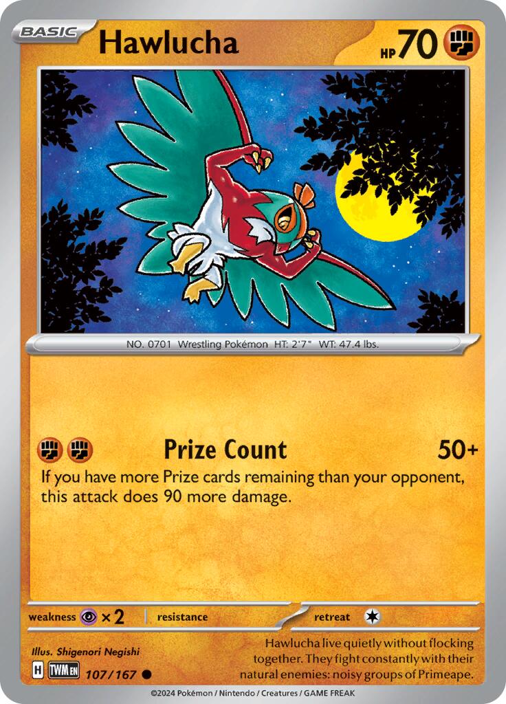 Hawlucha card artwork