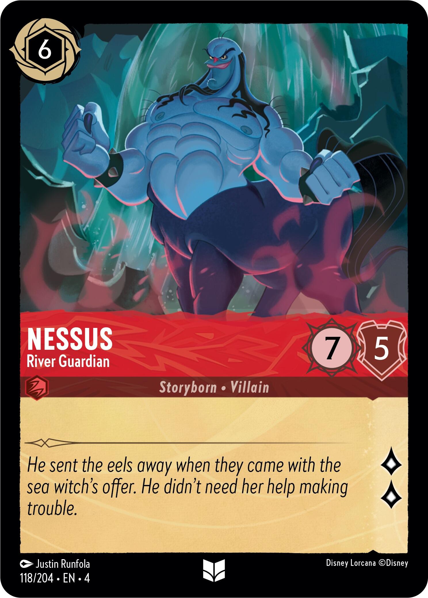 Nessus - River Guardian - Ursula's Return - Disney Lorcana