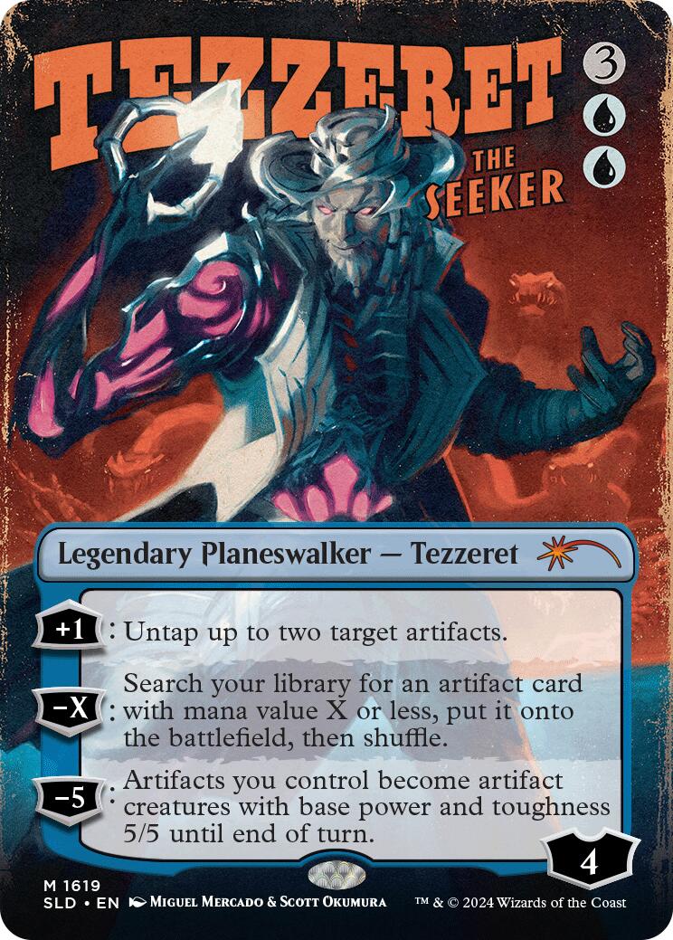 Tezzeret the Seeker (1619) - Secret Lair Drop Series - Magic: The Gathering