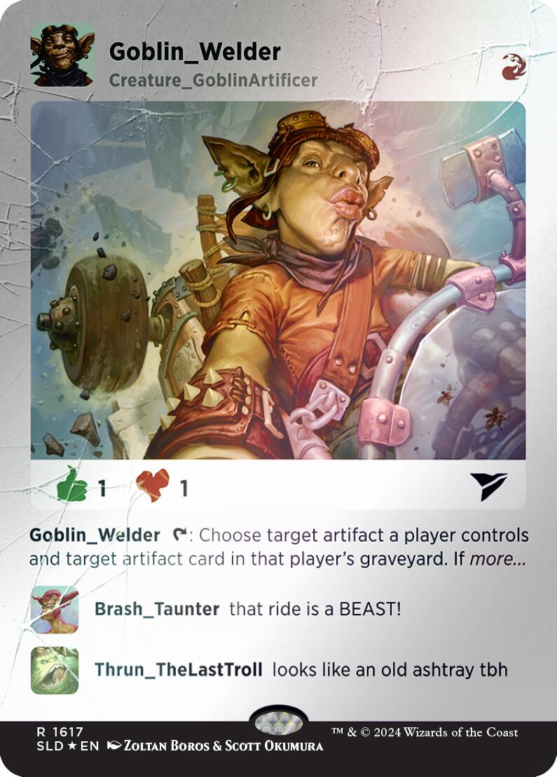 Goblin Welder (Rainbow Foil) - Secret Lair Drop Series - Magic: The ...