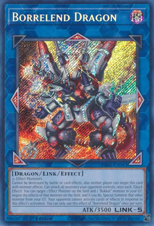 Borrelend Dragon (Secret Rare) - 25th Anniversary Rarity Collection II ...