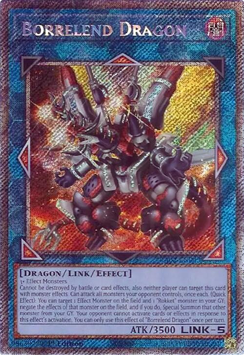 Borrelend Dragon (Platinum Secret Rare) - 25th Anniversary Rarity ...