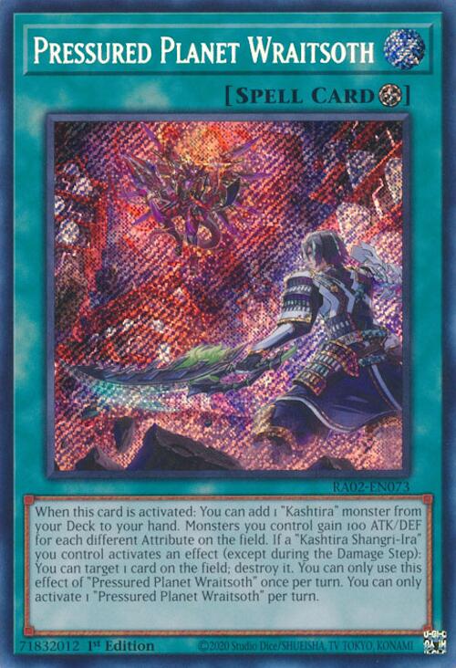 Pressured Planet Wraitsoth - PHHY-EN059 - Near Mint NM - Secret Rare