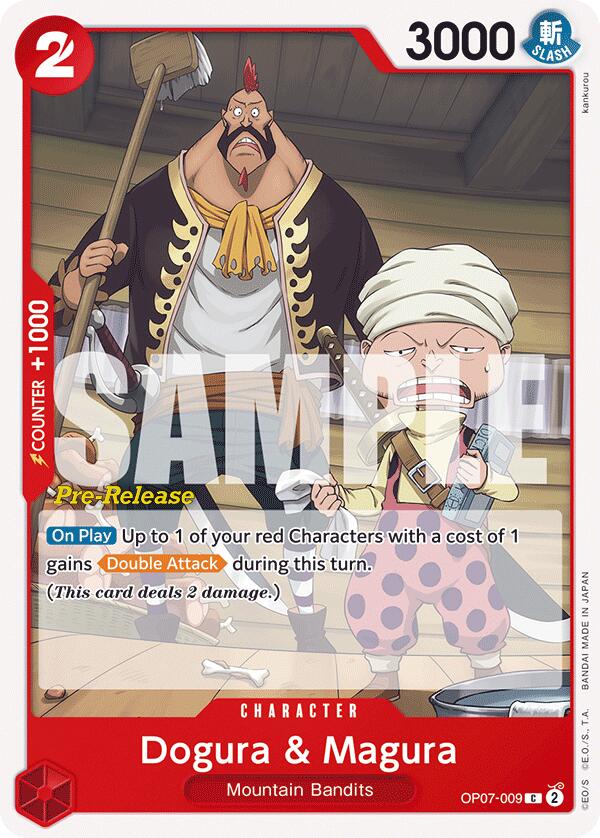 Dogura & Magura - 500 Years in the Future Pre-Release Cards - One Piece ...