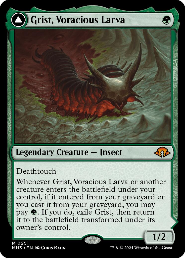 Grist, Voracious Larva - Modern Horizons 3 - Magic: The Gathering