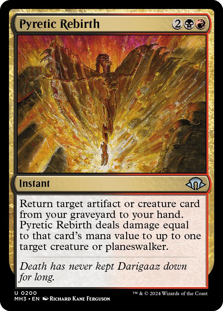 Pyretic Rebirth - Modern Horizons 3 - Magic: The Gathering