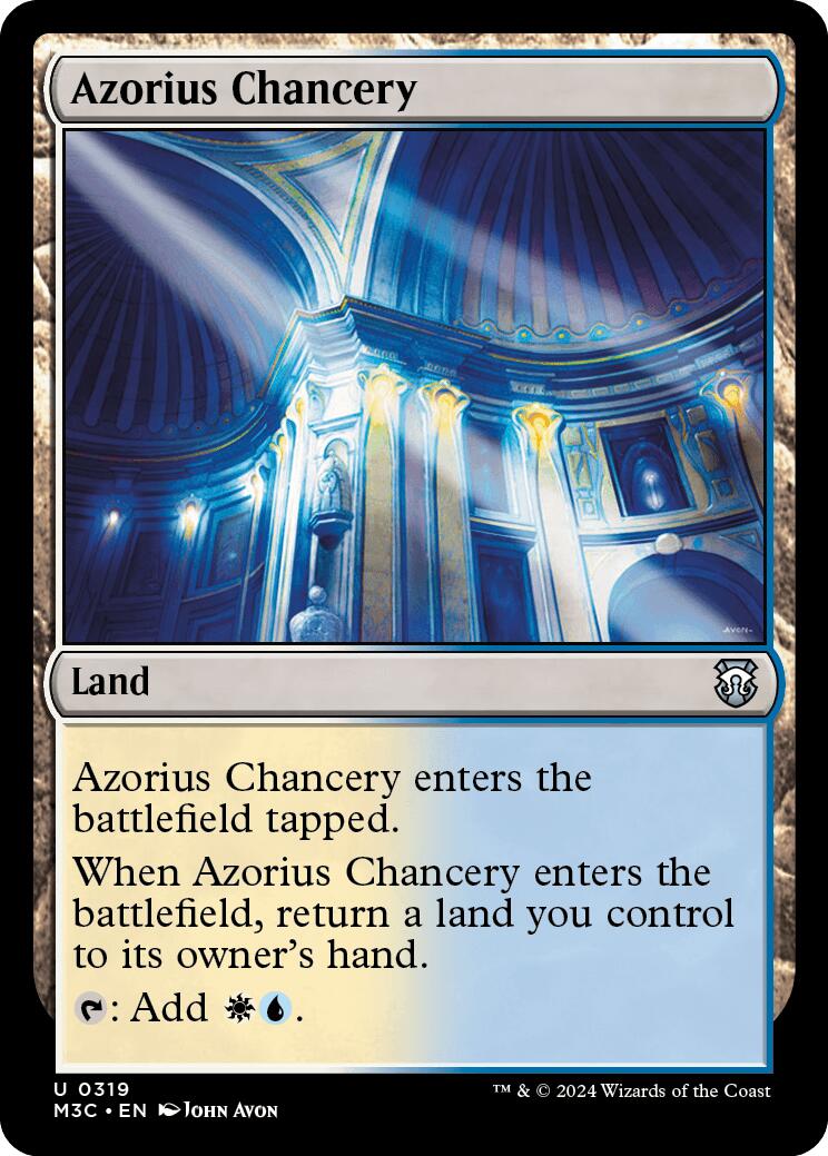 Azorius Chancery (Ripple Foil) - Commander: Modern Horizons 3 - Magic ...