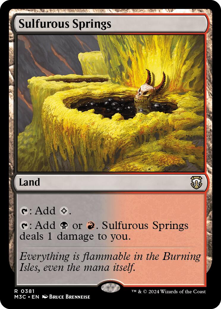 Magic: The Gathering - Sulfurous Springs - Sorgenti Sulfuree - Ice Age